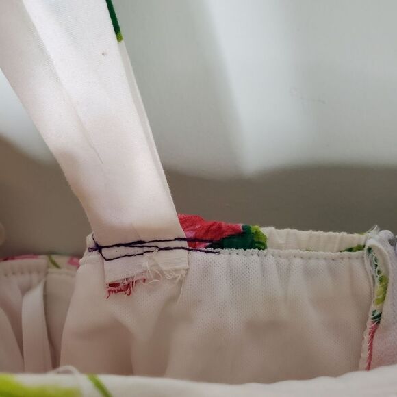 City Triangles Y2K Fit and Flare Floral Bow Back Mini Party Dress Size 3 - Picture 11 of 12